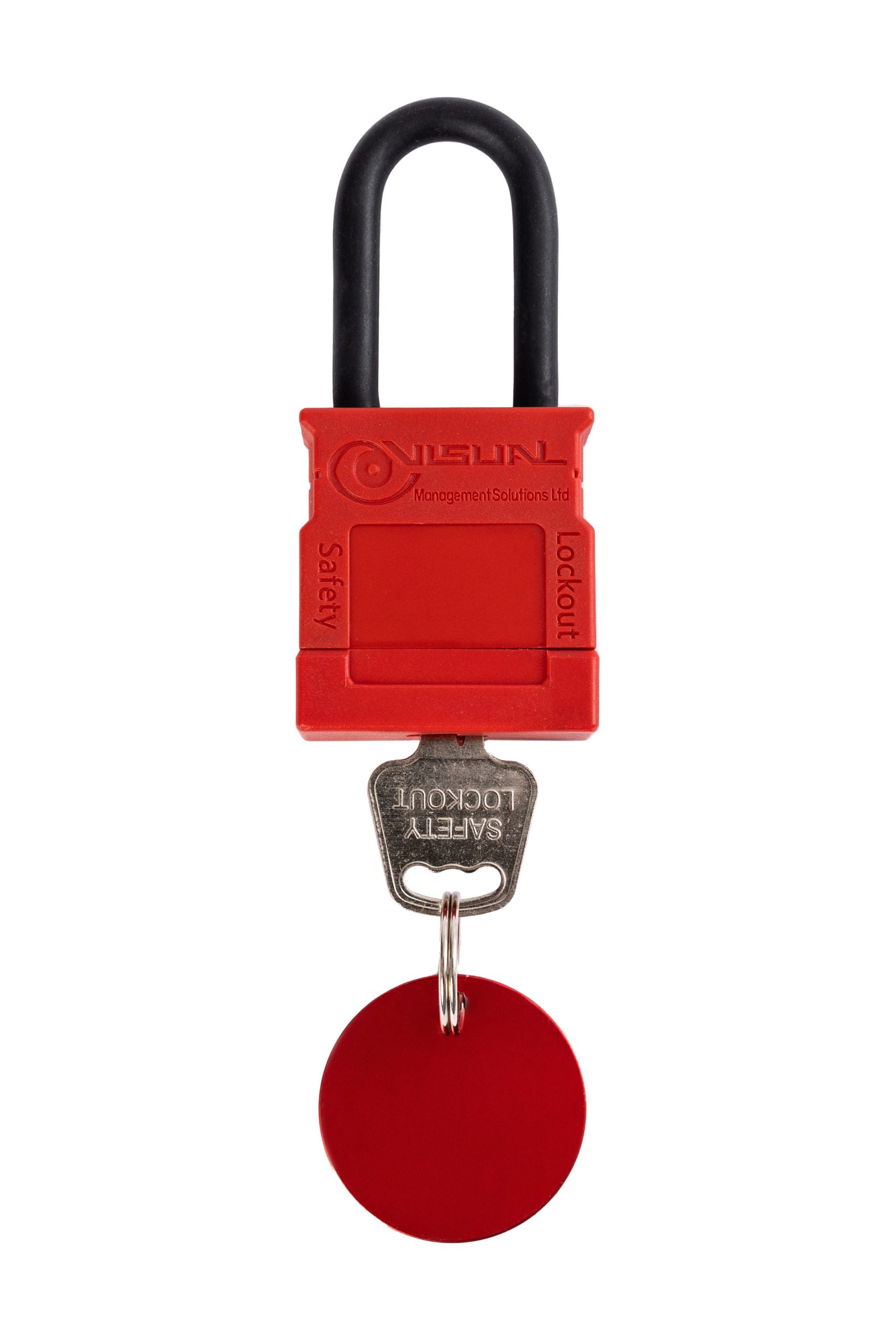 Lockout Tagout Safety Padlock - Red - Visual Management